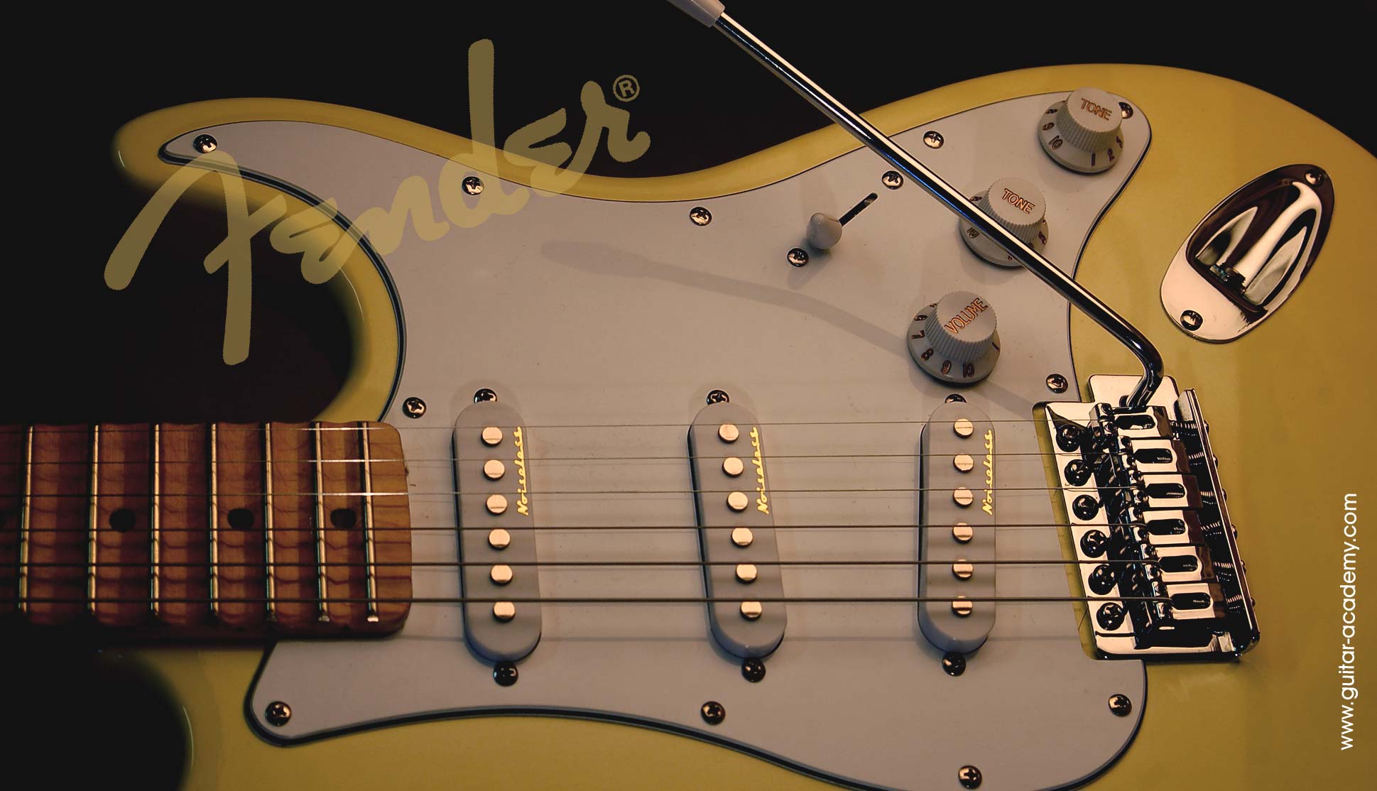 Guitar wallpaper, Fender Stratocaster guitar