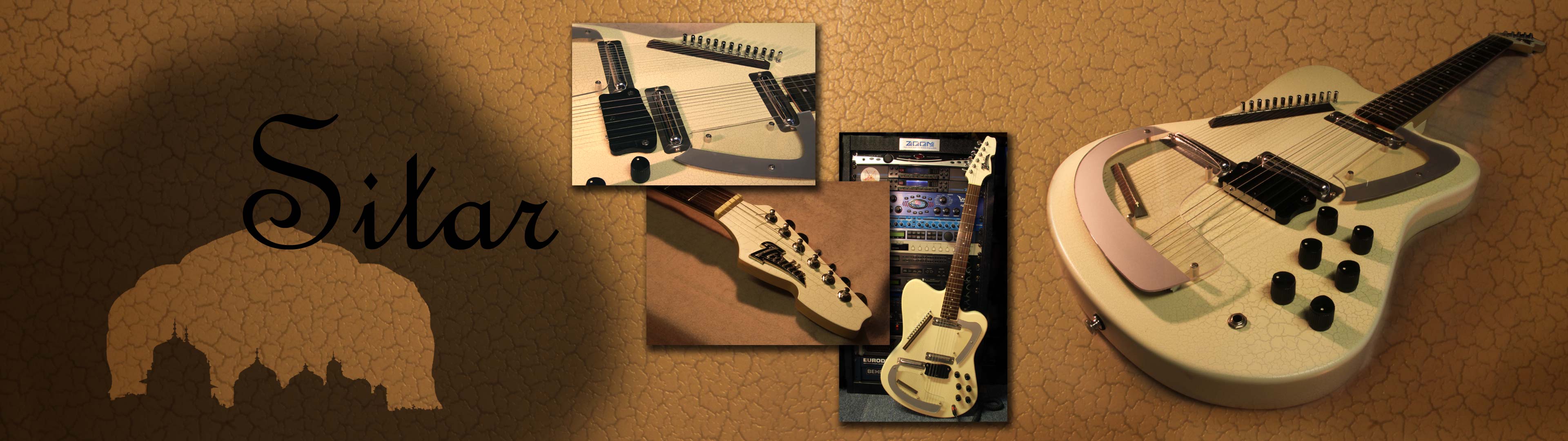 Italia Moderna, Electric sitar widescreen wallpaper